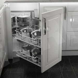 Kệ góc liên hoàn Inox SUS304 GARIS MCE245L MCE245R